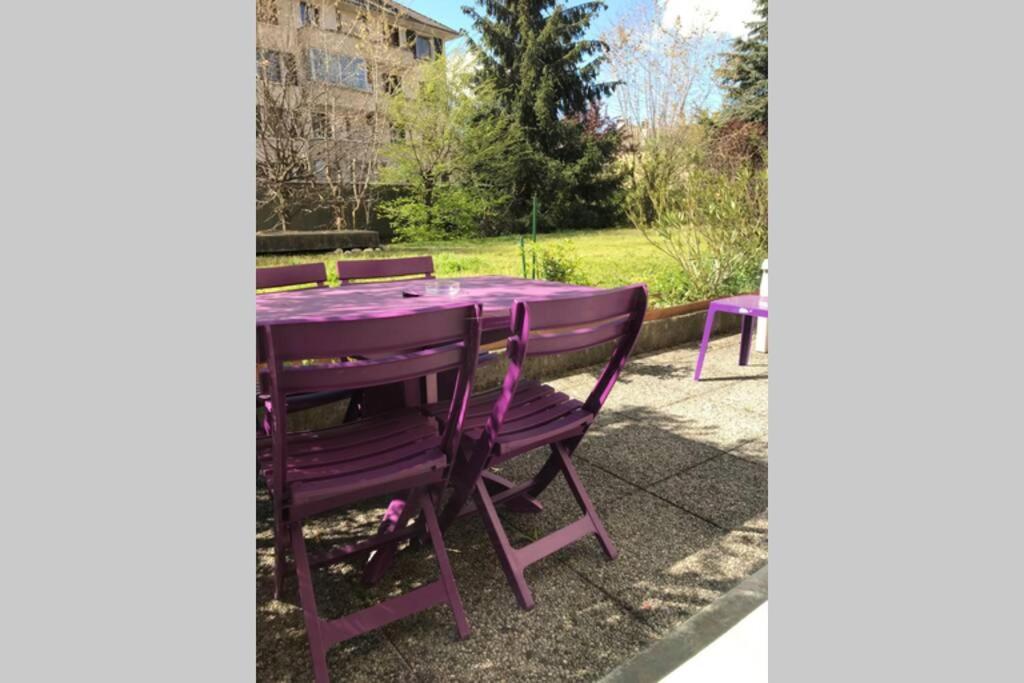 Апартаменти Les Jardins - Terrasse & Jardin Au Calme Аннесі Екстер'єр фото